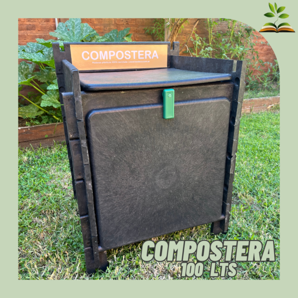 Compostera De Madera Plástica Hecha Con Botellas Recicladas